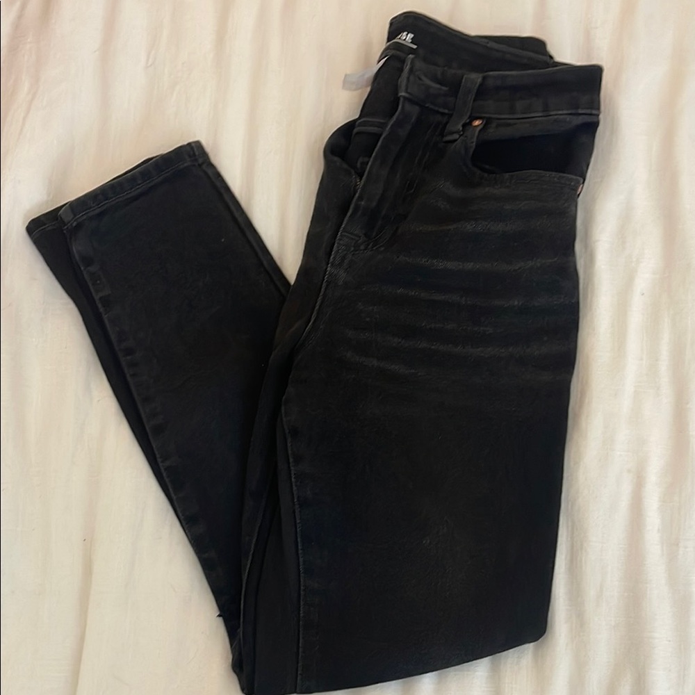 NOBO Black Skinny Jeans with Tapered Leg